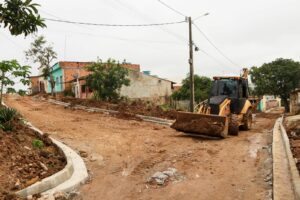 Prefeitura da Vitória inicia obras de pavimentação no bairro Sítio do Meio