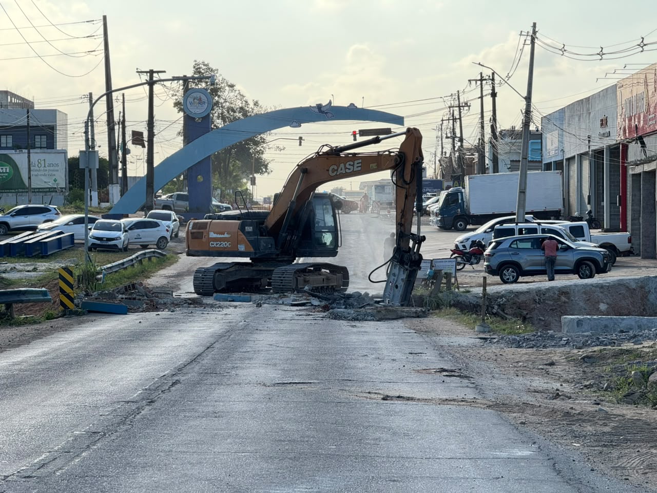Obra de nova ponte altera acesso a Vitória de Santo Antão a partir desta quarta-feira (14)